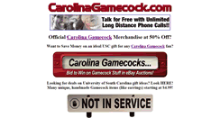 Desktop Screenshot of carolinagamecock.com